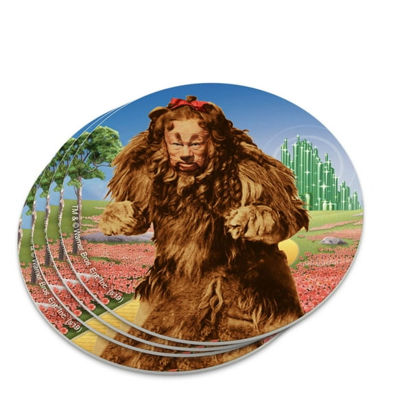 Wizard of Oz Lion Character Novelty Coaster Set