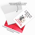 thumbnail image 3 of Tarjeta de San Valentín Pareja de Gatos TQDaiker con Sobre, 3 of 5