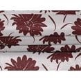 thumbnail image 4 of oneOone Velvet Maroon Fabric Florals Quilting Supplies Print Sewing Fabric By The Yard 58 Inch Wide-8MC, 4 of 5