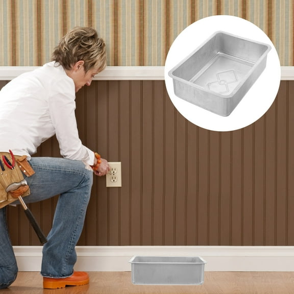 Masteelf  Tool Storage Organizer Iron Sheet Metal Turnover Box Warehousing Work