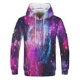 thumbnail image 3 of Sudadera con capucha con estampado 3D de Space Galaxy para hombre y mujer, sudadera holgada vintage para niños, abrigo de manga larga, ropa de nebulosa morada, 3 of 5