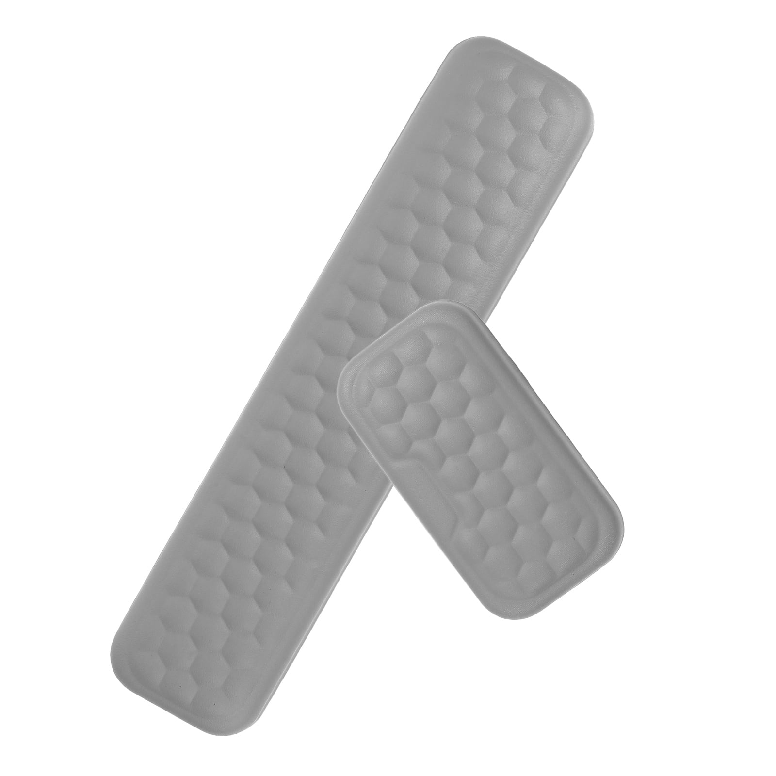 ETHZZLE 1Set Ergonomic Keyboard Wrist Rest and Mouse Pad Grey Comfortable Support for Home