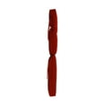 thumbnail image 4 of Jordan Manufacturing 44" x 21" Rave Cherry Red Solid Rectangular Outdoor Chair Cushion with Ties, Hanger Loop and Welt, 4 of 11