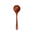 thumbnail image 1 of Cucharón de sopa grande de madera de ébano de mango largo: ¡resistente, elegante y fácil de limpiar!, 1 of 7