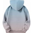 thumbnail image 5 of YunPes Gradient Oversized Hoodie for Girls Trendy Long Sleeve Hooded Sweatshirts with Pockets Teen Casual Preppy Pullover, 5 of 8