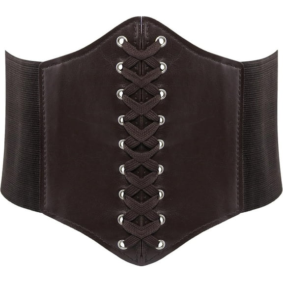 Zhengup Women's Wasp Corset Belt Adjustable Vintage Elastic Waist Belt