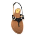 thumbnail image 2 of Victoria K Women's Multi Straps With Gold Side Buckles Sandals, 2 of 4