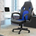 thumbnail image 5 of Lacoo  Blue High Back Office Desk Chair Gaming Chair,Ergonomic Computer Adjustable Leather Racing Chair Executive Chair, 5 of 7