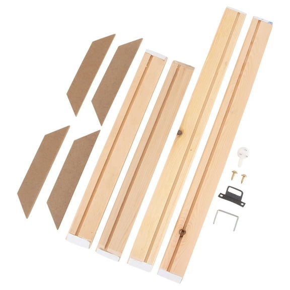 Raindrops DIY Wooden Frame Kit Khaki Photo Frame for Home Office Decoration Made of Synthetic Material Size 4.5 x 6.5 Inches