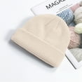 thumbnail image 2 of Men's and Women's Hats Solid Color Cute Caps Knitted Stretchable Warm Winter Hat Mens Hats Winter Funny Hats Gifts for Him, 2 of 5