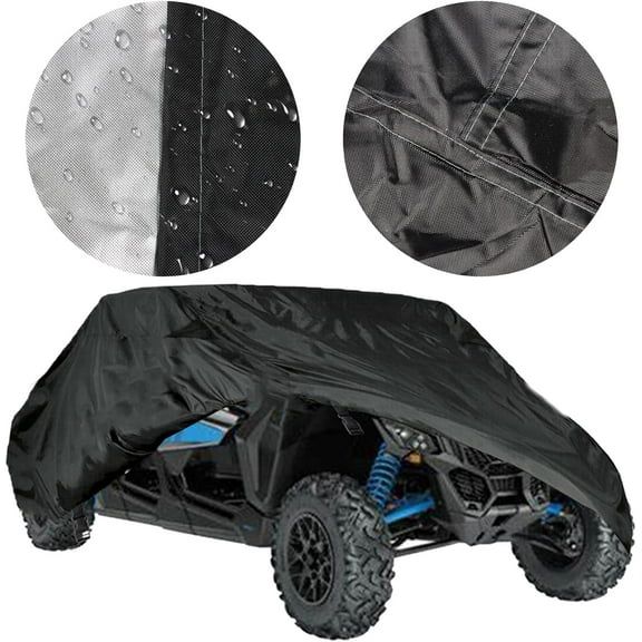 ALL-CARB Utility Vehicle Cover Storage Waterproof SxS For Can-Am Maverick X3 Max R Turbo