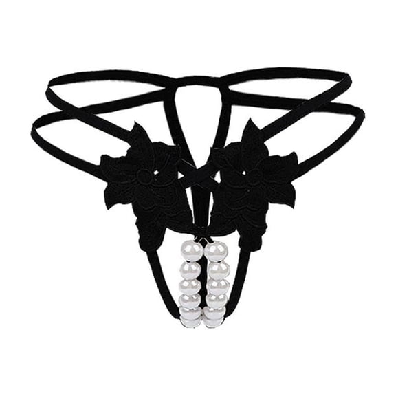 Blmnix Underwear for Women Cheeky Sexy Panties G String Thongs Briefs Black Lace Panties Sexy Panties for Women,XL