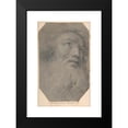 thumbnail image 2 of Bartolomeo Schedoni 17x24 Black Modern Framed Museum Art Print Titled - Head of a Bearded Man, Looking Up to the Right (ca. 1595-1615), 2 of 5
