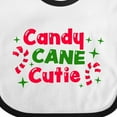 thumbnail image 4 of Inktastic Christmas Candy Cane Cutie with Candy Canes Boys or Girls Baby Bib, 4 of 4