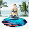 thumbnail image 5 of Beach Towels Oversized Round Printed Microfiber Beach Towel Super Lightweight Colorful Bath Towel Sandproof Beach Blanket Beach Mat Multi-Purpose Towel For Travel Swimming Pool on Clearance, 5 of 8