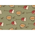 thumbnail image 1 of Ahgly Company Indoor Rectangle Patterned Sienna Brown Area Rugs, 7' x 10', 1 of 6