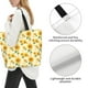 thumbnail image 3 of Disketp Yellow White Plaid Sunflower Bolsa Tote Estampada para Mujer, Bolso de Hombro y de Mano para Compras y Viajes, 3 of 8