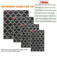 thumbnail image 3 of TOPCHANCES 4x5.2 Feet Luxury Shag Area Rug Modern Indoor Plush Fluffy Rugs, Extra Soft and Comfy Carpet, Geometric Moroccan Rugs for Bedroom Living Room,Light Grey/White, 3 of 16