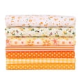 thumbnail image 2 of LAMIRO 7 pcs/set Quilting Fabric Bundles,Cotton Fat Quarters Printed Craft Fabric,25*25cm Precut Squares Sheets (Yellow), 2 of 7