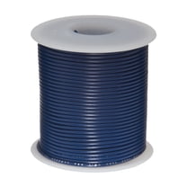 Remington Industries 16 AWG Solid Hook-Up Wire, UL1007 300V, 25 ft Length, Blue