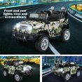 thumbnail image 4 of Gymax Voiture Électrique pour Enfants 12V Camion Télécommande RC Camouflage, 4 of 9