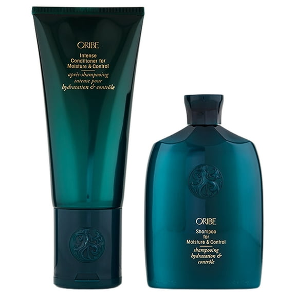 Oribe Shampoo 8.5 oz & Intense Conditioner 6.8 oz for Moisture & Control