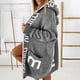 thumbnail image 4 of Pntutb - Chaqueta con capucha para mujer, con cremallera, manga larga, con bolsillo, blusa, abrigo Pntutb Pntutb-7874, 4 of 6