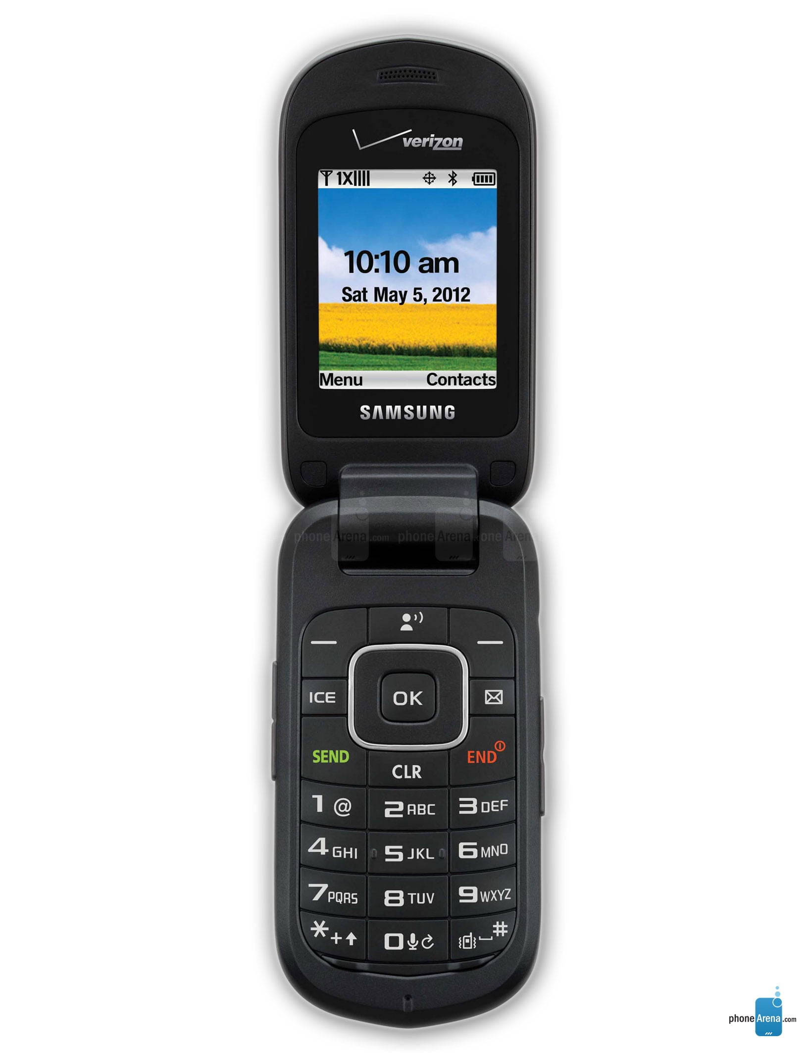 Samsung Gusto 2 Sch U365 Flip Phone 128mb Silver Verizon Wireless Refurbished Walmart Com