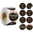 thumbnail image 2 of ABODELINE 500 Thank You Stickers Small Business – 1 Rolls (1.5 Inch) Waterproof Black – Thank You for Supporting My Small Business Stickers - Pefect for Gift Bag Packaging & Envelopes, 2 of 4