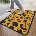 thumbnail image 4 of Yellow and Black Of Leopard Print Door Rugs,Washable Non Slip Door Mats Indoor,Decorative Door Mats,Entry Mat Indoor for Entrance,Bedroom,Kitchen,Bathroom,30"x17", 4 of 6