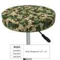 thumbnail image 4 of Lsque Camouflag Round Bar chair cushion covers Velvet Fabric Premium Comfort Protects from Scratches and Stains for 14-17 Inch Chair- 13 inch, 4 of 7