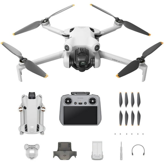 DJI Mini 4 Pro 4K HDR Folding Drone with RC 2 Remote Kit CP.MA.00000732.01
