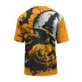 thumbnail image 5 of DORKASM Halloween Shirts for Men Crew Neck Pumpkin Causal Tops Short Sleeve Skeleton Spooky Fall Winter Pullover Ghost Graphic Vacation Comfy T-Shirt Orange 3XL, 5 of 6