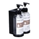 thumbnail image 3 of Dispensador de ducha de loción Contenedores de champú para baño Prensa manual Botella de loción Inodoro de hotel Dispensador de champú de fácil limpie Borrar 2 ranuras, 3 of 8