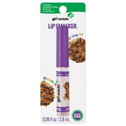 Lip Smacker Girls Scout Coconut Caramel Stripes Liquid Lip Gloss, 0.09 fl oz