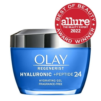 Olay Regenerist Hyaluronic  + Peptide 24 Gel Face Moisturizer, 1.7 oz