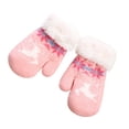 thumbnail image 2 of Fleece Thickened Warm Mittens For Boys And Girls Cute Mittens, 2 of 6