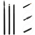 thumbnail image 4 of 15pcs Pinceles de maquillaje práctico cepillos cejas cepillos de labios pinceles de pestañas negro, 4 of 6