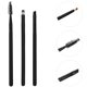thumbnail image 4 of 15pcs Pinceles de maquillaje práctico cepillos cejas cepillos de labios pinceles de pestañas negro, 4 of 6