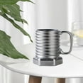 thumbnail image 4 of Tazas de Cafe de Cerámica BLESIY Taza con Forma de Tornillo 301 Ml, 4 of 8