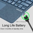 thumbnail image 4 of Detachable Bluetooth Type Cover 13 inch with Touchpad & Pen Holder for Surface Pro Copilot+ 11th, Pro 11/10/9/8, Pro X,Sapphire, 4 of 7