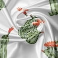 thumbnail image 5 of Ambesonne Mexican Window Valance, Cactus Plant Desert, 54" X 18", Green and Orange, 5 of 5