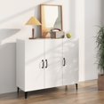 thumbnail image 1 of vidaXL Sideboard High Gloss White 90x34x80 cm Engineered Wood, 1 of 5