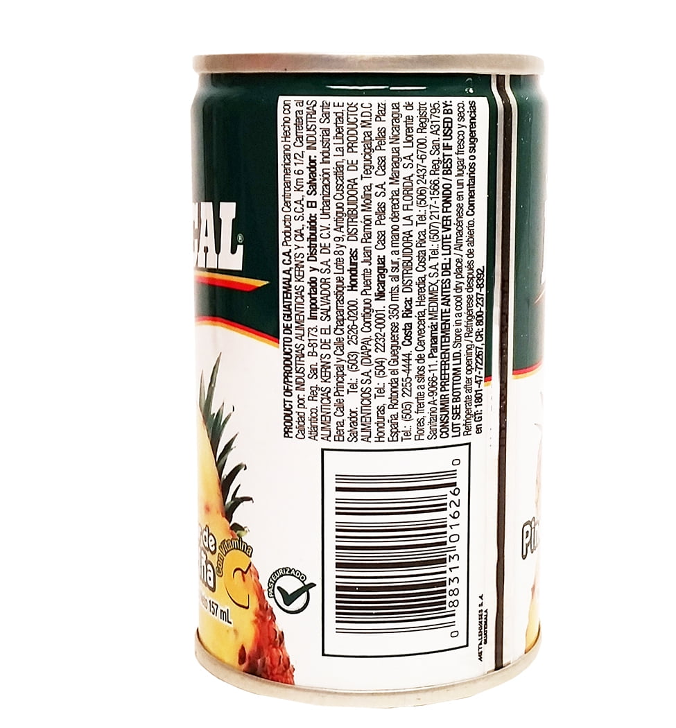 Ducal Pineapple Juice 5.3 oz fl - Jugo de Pina (Pack of 24)