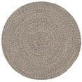 thumbnail image 2 of Safavieh Braided Rug Collection Braided Handmade Beige Geometric Area Rugs, 3' x 3', Reversible, 2 of 10