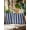 Navy, White, Indigo, variant on Outdoor Pillows Waterproof, Farmhouse Black Striped Throw Pillows with Inserts Included, Modern Stripes Art Indoor Outdoor Decorative Lumbar Pillow for Bed/Couch/Patio 12"x20", 2Pcs