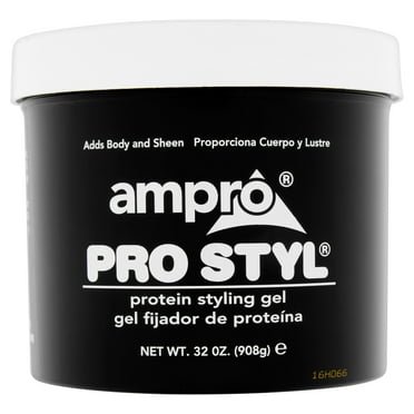 Ampro Pro Styl Regular Hold Protein Styling Gel, 32 oz., Resistent Hair, Moisturizing, Unisex
