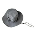 thumbnail image 2 of Delayuji Hiking Hat for Women Western Cowboy Boonie Hybrid Stretch Large Wide Brim UV Sun Block Packable Gentle Hand Wash Camping Outdoor Summer Fisherman Hat, 2 of 3