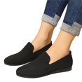 thumbnail image 3 of Sngxgn Women's Flat Comfortable Work Shoes Slip On Ballet Flat(Black,40), 3 of 8