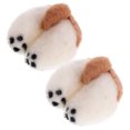 thumbnail image 1 of 2pcs llavero de llavero de fieltro de corgi adorno colgante colgante de corgi colgante decorativo para decoración de manualidades de bricolaje, 1 of 6